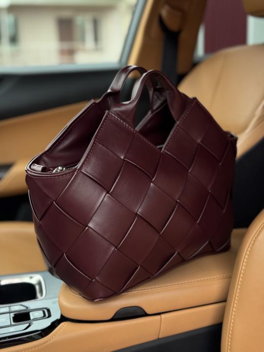 Жіноча cумка Alba, натуральна шкіра бургунді (Bag)