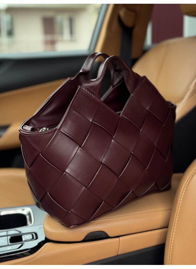Жіноча cумка Alba, натуральна шкіра бургунді (Bag)