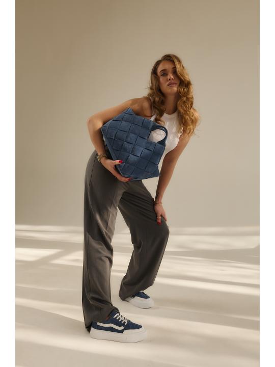 Жіноча cумка Alba, натуральна замша джинс (Bag)