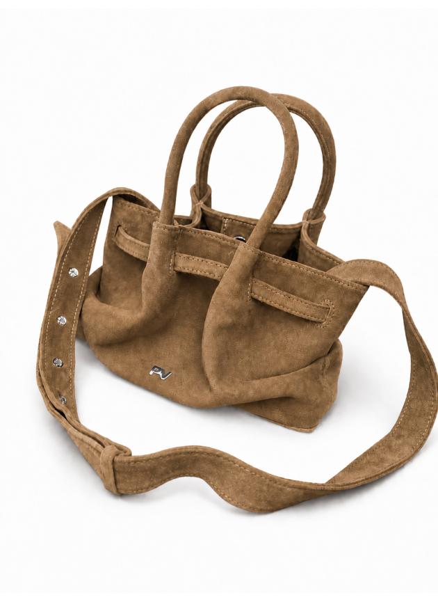 Жіноча сумка Ashley, натуральна замша кастора (Bag small)