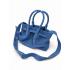 Жіноча сумка Ashley, натуральна замша джинс (Bag small)