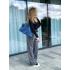 Жіноча сумка Ashley, натуральна замша джинс (Bag)