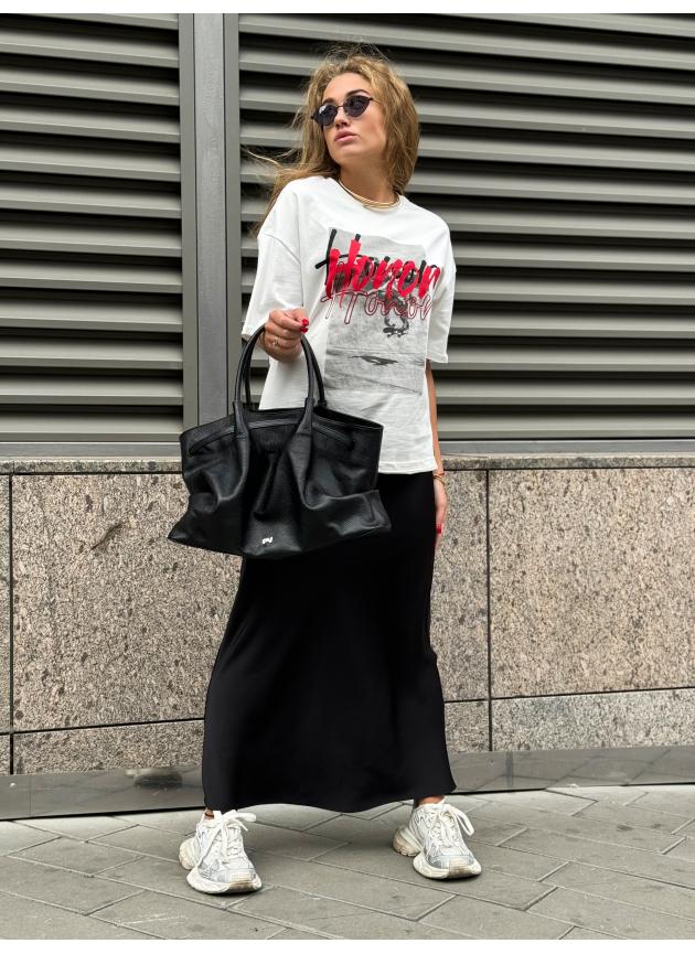 Жіноча сумка Ashley, натуральна шкіра флотар чорна (Bag)