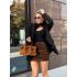 Жіноча сумка Ashley, натуральна замша рудий (Bag small)