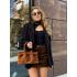 Жіноча сумка Ashley, натуральна замша рудий (Bag small)
