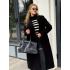 Жіноча сумка Ashley, натуральна замша темно-сіра (Bag)