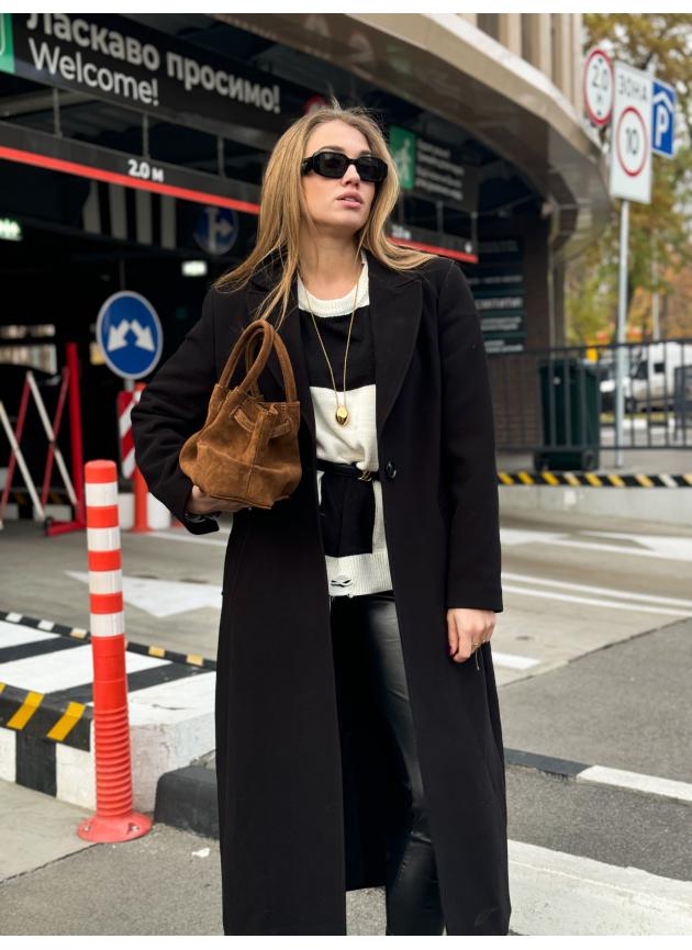 Жіноча сумка Ashley, натуральна замша медовий (Bag small)