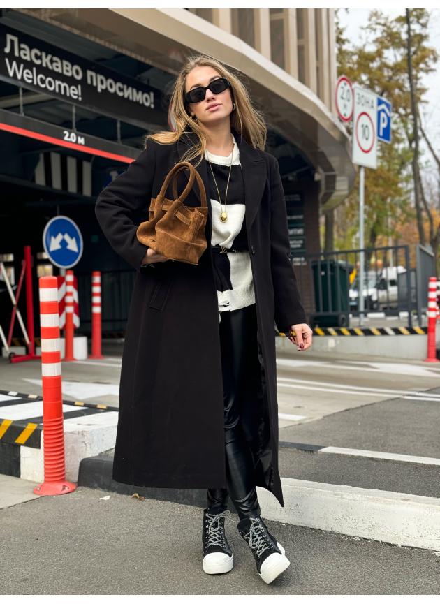 Жіноча сумка Ashley, натуральна замша медовий (Bag small)