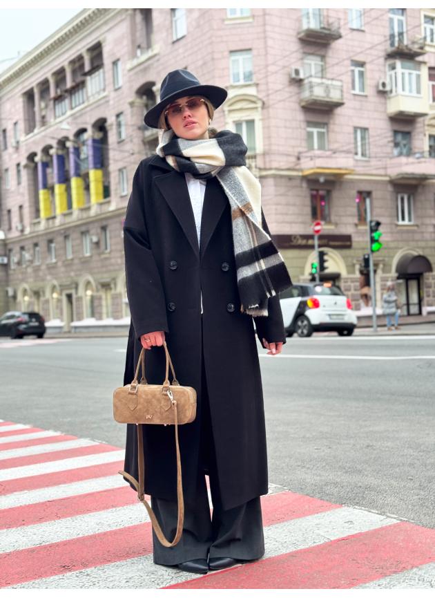 Жіноча сумка Camila, натуральна замша кастора (Bag Small)