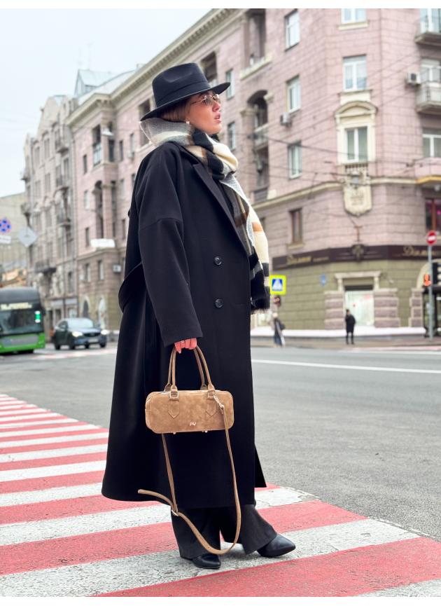 Жіноча сумка Camila, натуральна замша кастора (Bag Small)