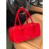 Жіноча сумка Camila, натуральна замша червона (Bag Small)