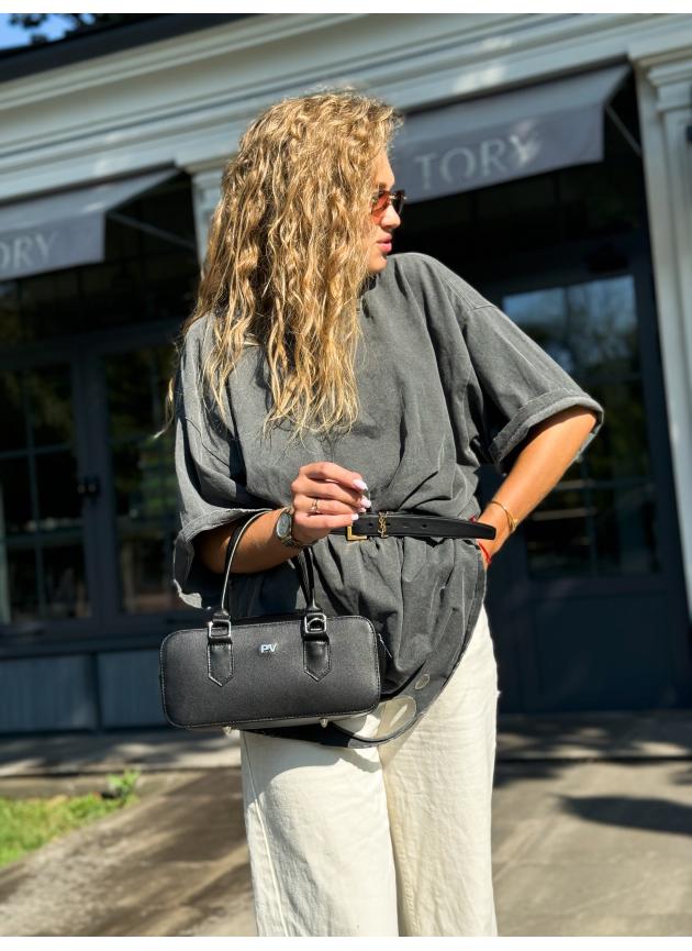 Жіноча сумка Camila, натуральна шкіра чорна (Bag Small)