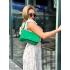 Жіноча сумка Pretty, натуральна шкіра зелена (Bag small)