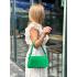 Жіноча сумка Pretty, натуральна шкіра зелена (Bag small)