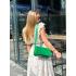 Жіноча сумка Pretty, натуральна шкіра зелена (Bag small)