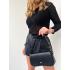 Жіноча сумка Pretty, натуральна шкіра чорна (Bag small)