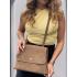 Жіноча сумка Emma, натуральна замша бежева, кастора (Bag midi)