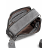 Жіноча сумка Лейла, натуральна замша темно-сіра (Bag small)
