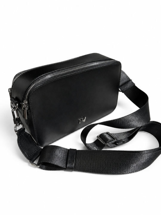 Жіноча сумка Лейла, натуральна шкіра, колір чорний (Bag small)