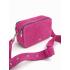 Жіноча сумка Лейла, натуральна замша фуксія (Bag small)