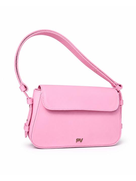 Жіноча сумка Perry, натуральна шкіра Барбі (Bag small)