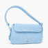 Жіноча сумка Perry, натуральна замша блакитна (Bag small)