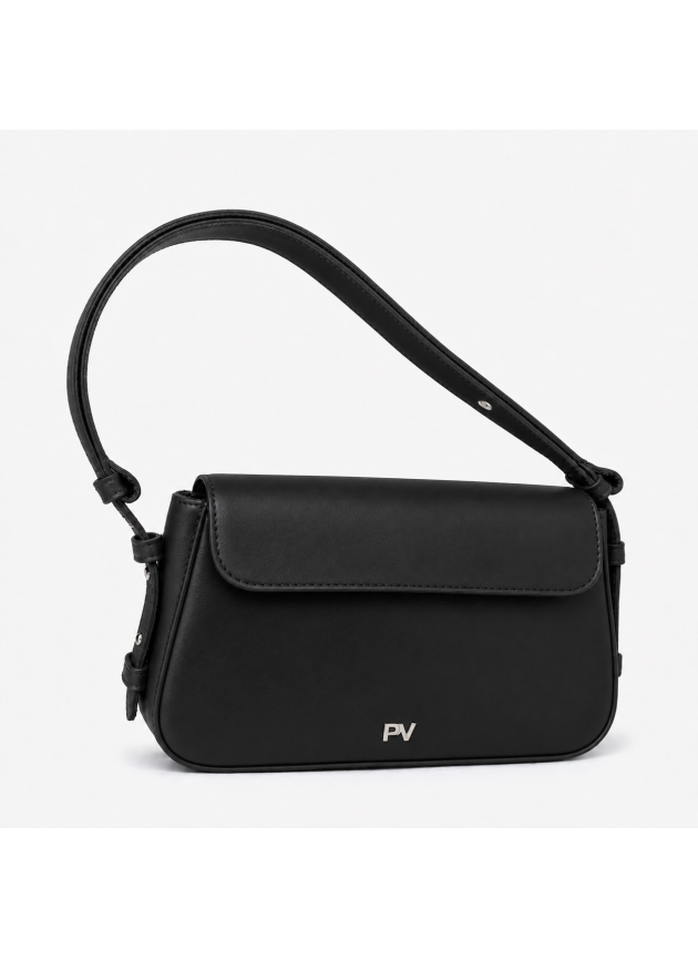 Жіноча сумка Perry, натуральна шкіра чорний (Bag small)