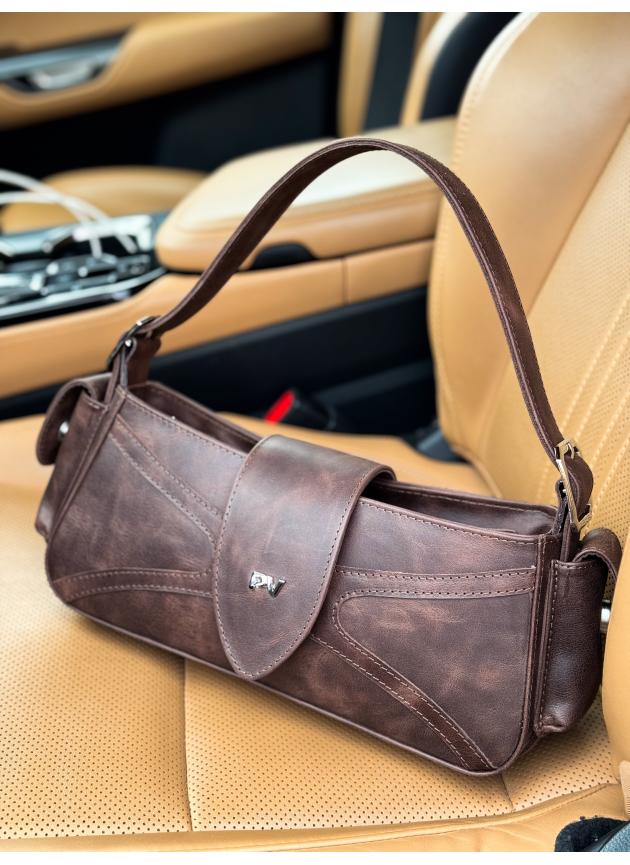 Жіноча сумка Rebecca, натуральна шкіра Crazy Horse вінтаж (Bag small)