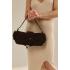 Жіноча сумка Rebecca, натуральна замша какао (Bag small)